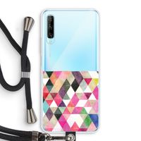 Gekleurde driehoekjes: Huawei P Smart Pro Transparant Hoesje met koord Gekleurde driehoekjes: Huawei P Smart Pro Transparant Hoesje met koord