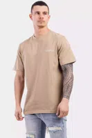 24 Uomo Basic T-Shirt Heren Bruin - Maat XXL - Kleur: Bruin | Soccerfanshop