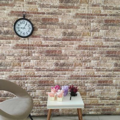 VidaXL 10 st wandpanelen 3d meerkleurige baksteen eps