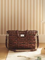 Totebag Wildlife in katoenen canvas mahonie