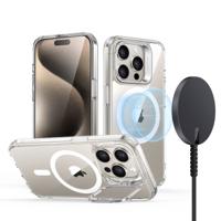 iPhone 15 Pro Snap-and-Stand Charging Bundle Clear