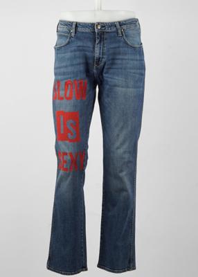 "Slow is Sexy" Blue Jeans in size 34/31 - BOAS Special Edition