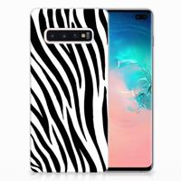 Samsung Galaxy S10 Plus | TPU Hoesje | Zebra
