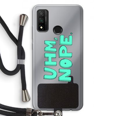 UHM, NOPE.: Huawei P Smart (2020) Transparant Hoesje met koord