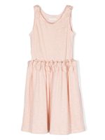 Chloé Kids robe sans manches à détail noué - Rose