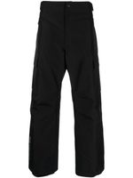 Moncler Grenoble pantalon droit à boutons pression - Noir - thumbnail