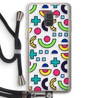 8-bit N°6: Samsung Galaxy A8 (2018) Transparant Hoesje met koord