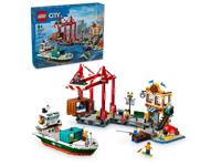 LEGO CITY 60422 Haven met vrachtschip