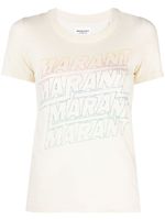 MARANT ÉTOILE t-shirt en coton Ziliani à logo imprimé - Blanc