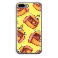 Hamburger: iPhone 8 Plus Transparant Hoesje