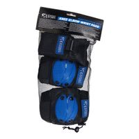 Street Rider Beschermset M - Blauw, 6dlg. - thumbnail