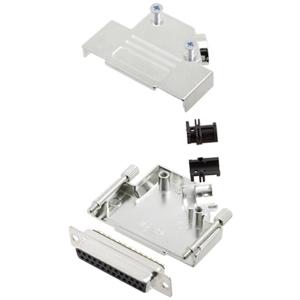 TRU COMPONENTS TCD45ZK25DBSK 7708748 D-sub female connectorset 45 ° Aantal polen: 25 Soldeerkelk 1 stuk(s)