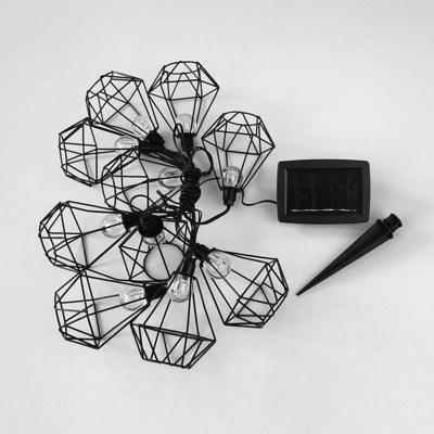 LUMIJARDIN Zonneslingerkooi buiten diamant mily met 10 led-lampen
