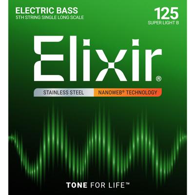 Elixir 13426 Nanoweb Stainless Steel .125 Losse Bassnaar (5th)