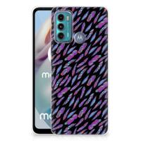 Motorola Moto G60 | TPU bumper | Feathers Color