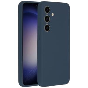 Accezz Liquid Silicone Backcover Samsung Galaxy S24 Telefoonhoesje Blauw