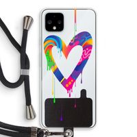 Melts My Heart: Pixel 4 XL Transparant Hoesje met koord Melts My Heart: Pixel 4 XL Transparant Hoesje met koord