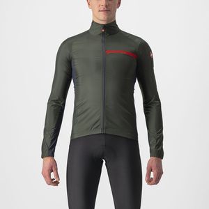 Castelli Squadra stretch fietsjack groen heren M