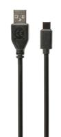 Gembird USB-A/USB-C, 1m USB-kabel USB 2.0 USB A USB C Zwart