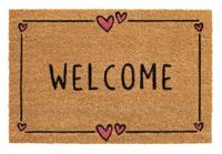 E-Coco Welcome Hearts 40x60