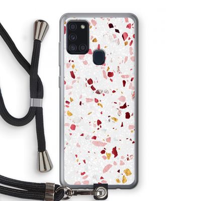 Terrazzo N°9: Samsung Galaxy A21s Transparant Hoesje met koord