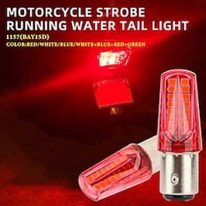 2 stuks strobe motorfiets knipperlichten 1157 bay15d p21 5w r5w r10w bulb reverse lamp running stop lampen miniinthebox