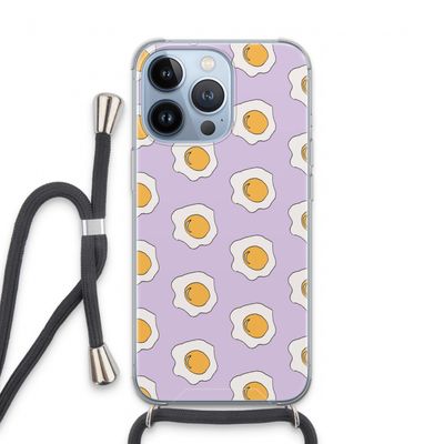 Bacon to my eggs #1: iPhone 13 Pro Transparant Hoesje met koord