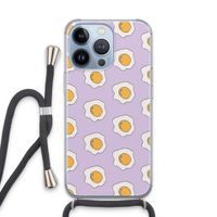 Bacon to my eggs #1: iPhone 13 Pro Transparant Hoesje met koord