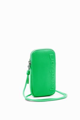 Portemonnee/telefoontasje met leatherlook - GREEN - U