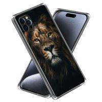 iPhone 15 Pro Stijlvolle Ultradunne TPU Hoesje - Leeuw