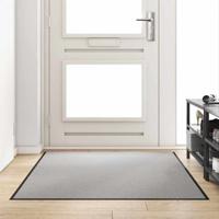 Deurmat Grijs en zwart 120 x 180 cm Polypropyleen en vinyl
