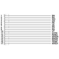 Phoenix Contact 1430792 Sensor/actuator aansluitkabel Aantal polen (sensoren): 17 5.00 m 1 stuk(s) Piece