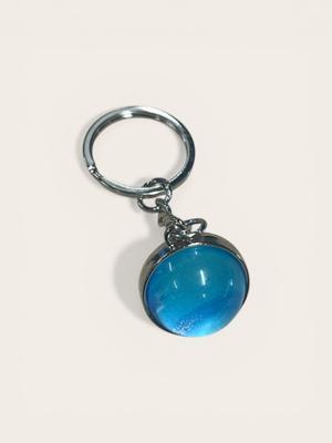 Sleutelhanger Blauwe Planeet - Sleutelhangers - Spiritueelboek.nl