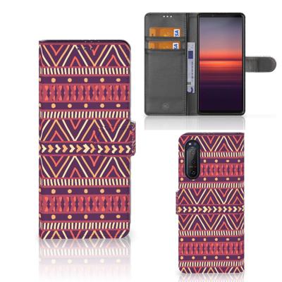 Sony Xperia 5II | Telefoon Hoesje | Aztec Paars