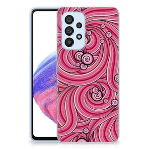 Samsung Galaxy A53 5G Hoesje maken Swirl Pink