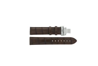 Horlogeband Tissot T604047475 Leder/Kunststof Bruin 19mm