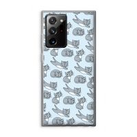 Poezen: Samsung Galaxy Note 20 Ultra / Note 20 Ultra 5G Transparant Hoesje