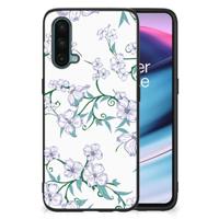 OnePlus Nord CE 5G Uniek Bloemen Hoesje Blossom White