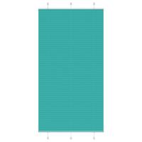 VidaXL Plissé rolgordijn 110x200cm stofbreedte 109,4cm petrol groen