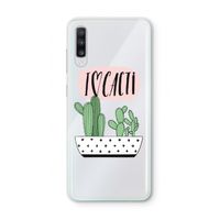 I love cacti: Samsung Galaxy A70 Transparant Hoesje