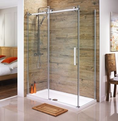 Douchecabine SaniClear Supreme | 120x90x200 cm | 1 Schuifdeur | Chroom
