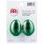 Meinl ES2-GREEN egg shaker groen (2 stuks)