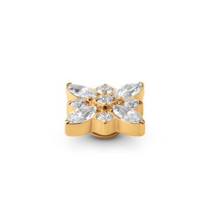 Melano Vivid Brooch CZ Steentje Crystal Goud