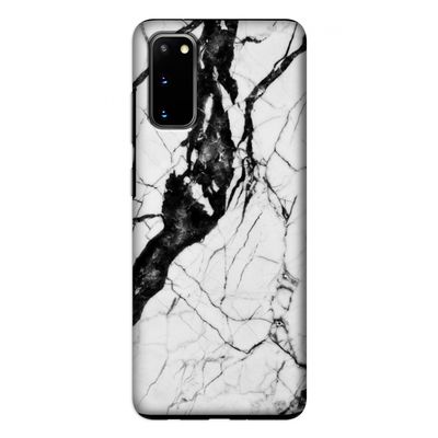 Witte marmer 2: Samsung Galaxy S20 Tough Case