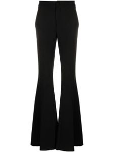 Philipp Plein pantalon évasé Cady à taille haute - Noir