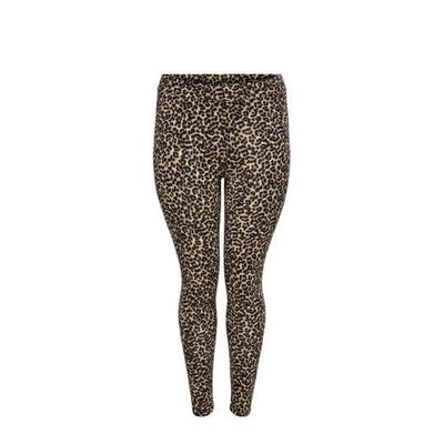 ONLY CARMAKOMA Plus Size legging met luipaardprint beige ONLY CARMAKOMA Plus Size legging met luipaardprint beige