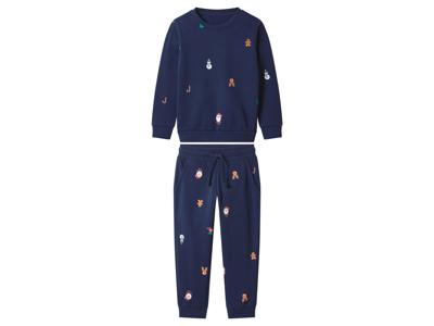 lupilu Kinder kerstjoggingpak 2-delig (Marineblauw, 122/128)