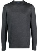 Barba pull fin en laine vierge - Gris