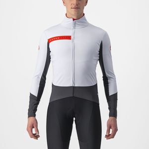 Castelli Beta RoS fietsjack zilvergrijs heren M