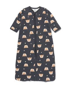 HEMA Baby Slaapzak Met Drukknoopmouwen Padded Katoen Vossen Donkergrijs (donkergrijs)
